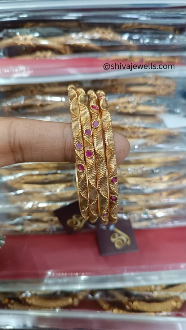 Wave Bangle (Set of 2) - Image 2